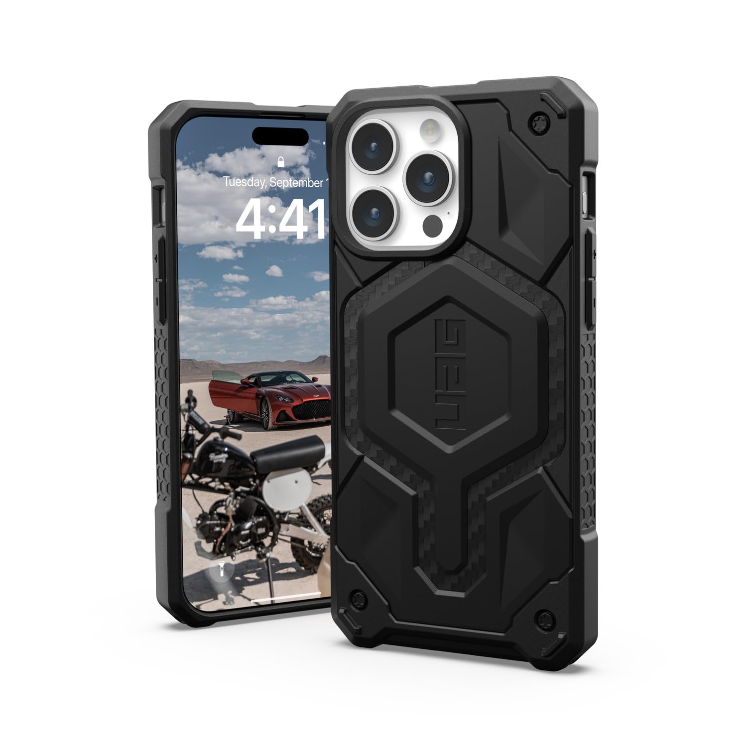 【アウトレット】 UAG-IPH23LA-PMS-CF UAG iPhone15 Pro Max用 Magsafe対応 MONARCH PROケース カーボンファイバー 国内正規代理店品 アイフォン Apple アップル URBAN ARMOR GEAR 耐衝撃 吸収 耐久性 丈夫 頑丈 Amazon.co.jp: URBAN ARMOR GEAR iPhone 15 Pro Max 2023対応耐衝撃